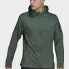 Adidas Performance WORKOUT WARM - Zip-up Sweatshirt - Green -adidas Performance Shop 2209ba1cee88423b85984af2a70a3d4c