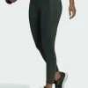 Adidas Performance OPTIME SHINE T - Leggings - Trousers - Shadow Green Shadow Green -adidas Performance Shop 2229d9bca82447b0b3713290a2792e3c