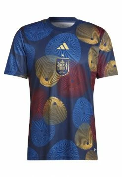 Adidas Performance SPAIN FEF PREMATCH - Football Shirt - Team Navy Blue Red Team Colleg Gold Glow Blue -adidas Performance Shop 22ce7b903b0141ad9f061d447f8e35d3