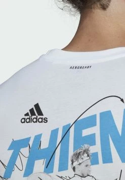 Adidas Performance GRAPHIC - Print T-shirt - White -adidas Performance Shop 23333c5ef6474668974aafcdddc58f80