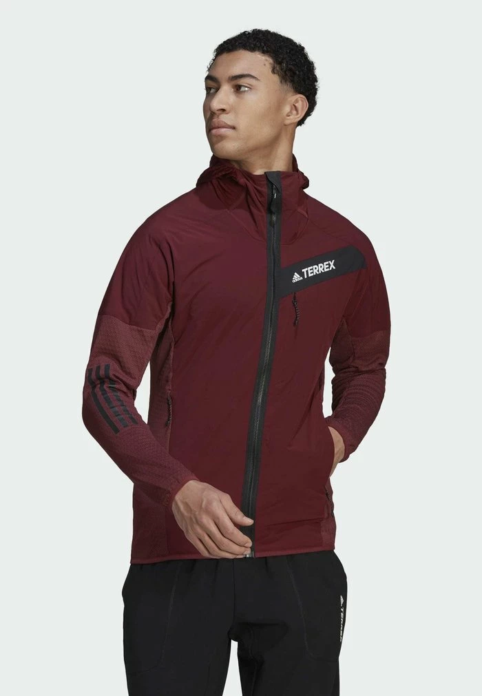 Adidas Performance Fleece Jacket - Burgundy 3 Adidas Performance Fleece Jacket - Burgundy