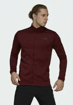 Adidas Performance MT FULL - Zip-up Sweatshirt - Burgundy