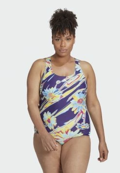 Adidas Performance POSITIVISEA - Swimsuit - Dark Purple White