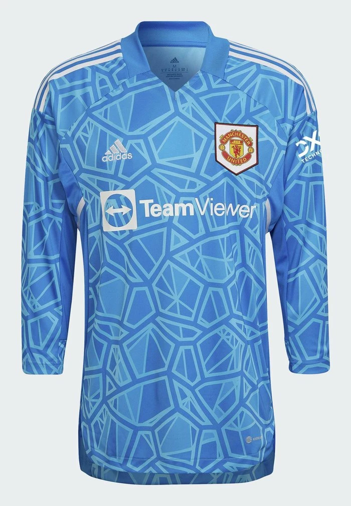 Adidas Performance MANCHESTER UNITED HOME - Goalkeeper Shirt - Blue 8 Adidas Performance MANCHESTER UNITED HOME - Goalkeeper Shirt - Blue - Image 6