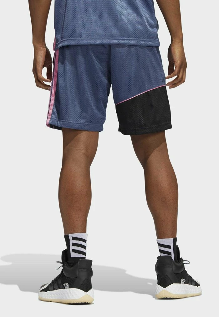 Adidas Performance WORLDWIDE HOOPS CREATOR - Sports Shorts - Blue 4 Adidas Performance WORLDWIDE HOOPS CREATOR - Sports Shorts - Blue - Image 2