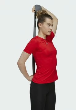 Adidas Performance TECHFIT - Print T-shirt - Red -adidas Performance Shop 24b548903b6b4e79a5751e62fc11d847