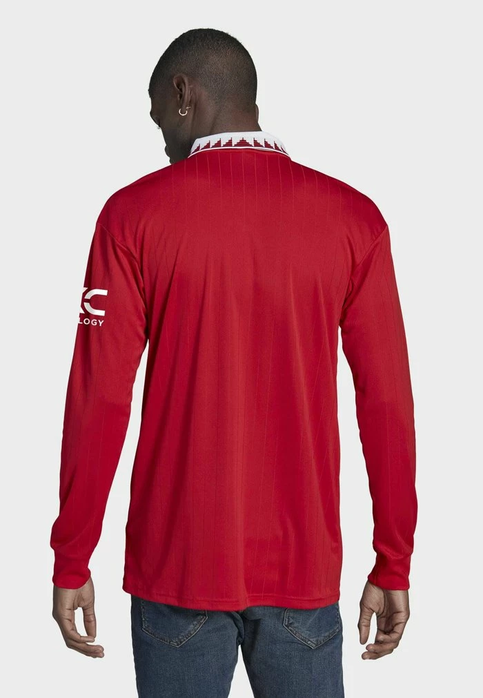 Adidas Performance MANCHESTER UNITED LONG SLEEVE - Polo Shirt - Red 5 Adidas Performance MANCHESTER UNITED LONG SLEEVE - Polo Shirt - Red - Image 3