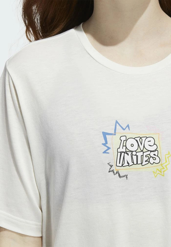 Adidas Performance Sports T-shirt - Off White 7 Adidas Performance Sports T-shirt - Off White - Image 5