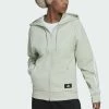 Adidas Performance FUTURE ICONS - Zip-up Sweatshirt - Green -adidas Performance Shop 25522402f82d42a5bda49f7794a39aa1