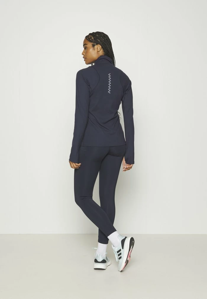 Adidas Performance FAST HALF-ZIP LONG SLEEVE - Long Sleeved Top - Legend Ink 5 Adidas Performance FAST HALF-ZIP LONG SLEEVE - Long Sleeved Top - Legend Ink - Image 3