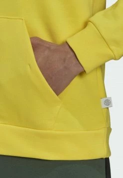 Adidas Performance BADGE OF SPORT - Sweatshirt - Yellow -adidas Performance Shop 261c73793ff541b6a924f0943f957fb1