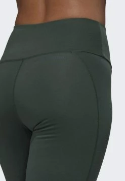 Adidas Performance YO ESS TIG - Leggings - Green -adidas Performance Shop 26352e2ee68e4f64bef585c01a6721e3