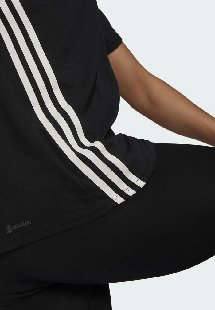 Adidas Performance Sports T-shirt - Black/white 9 Adidas Performance Sports T-shirt - Black/white - Image 7