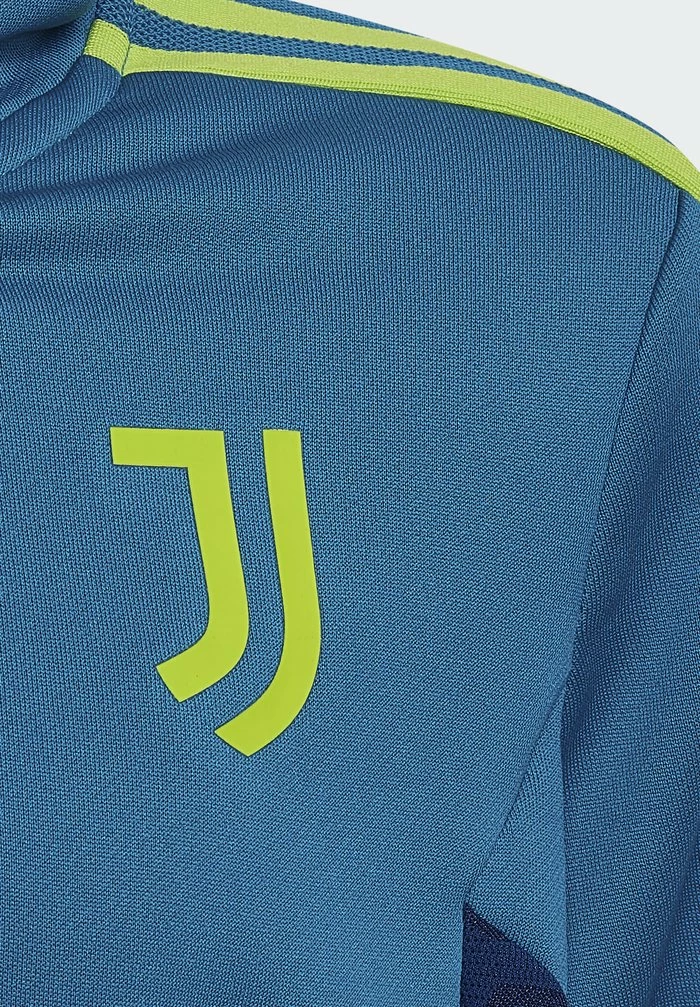 Adidas Performance JUVENTUS TURIN TK HOODY Y - Club Wear - Active Teal 7 Adidas Performance JUVENTUS TURIN TK HOODY Y - Club Wear - Active Teal - Image 5