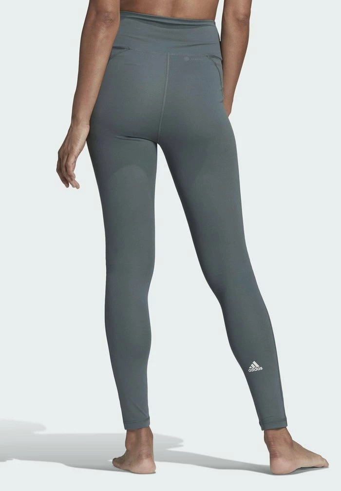 Adidas Performance YOGA ESSENTIALS - Leggings - Blue 5 Adidas Performance YOGA ESSENTIALS - Leggings - Blue - Image 3