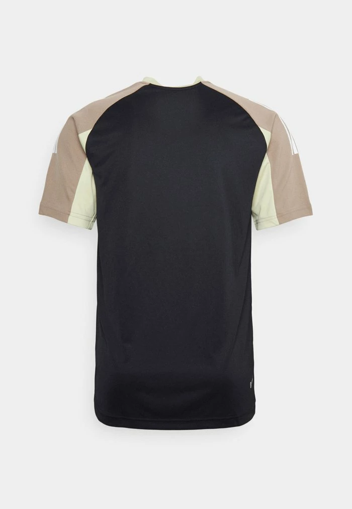 Adidas Performance TRAINING TEE MEN - Sports T-shirt - Black/chalky Brown/white 4 Adidas Performance TRAINING TEE MEN - Sports T-shirt - Black/chalky Brown/white - Image 2