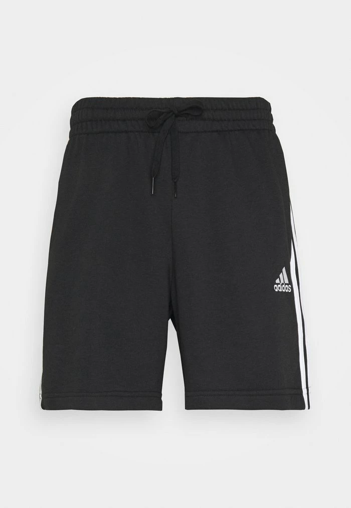 Adidas Performance ESSENTIALS FRENCH TERRY 3 STRIPES - Sports Shorts - Black/white 7 Adidas Performance ESSENTIALS FRENCH TERRY 3 STRIPES - Sports Shorts - Black/white - Image 5