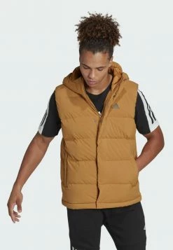 Adidas Performance HELIONIC VEST - Waistcoat - Brown