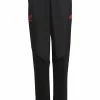 Adidas Performance MESSI TAP LIONEL - Tracksuit Bottoms - Black/app Solar Red