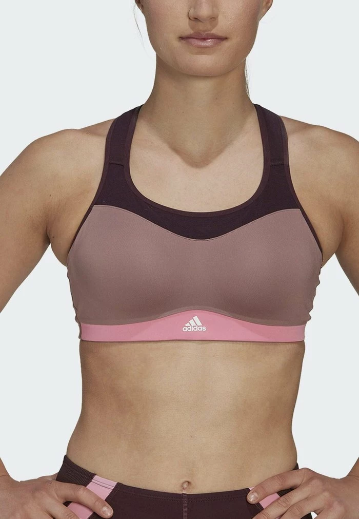 Adidas Performance High Support Sports Bra - Brown 6 Adidas Performance High Support Sports Bra - Brown - Image 4