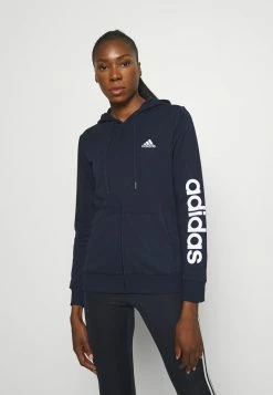 Adidas Performance Zip-up Sweatshirt - Legend Ink/white