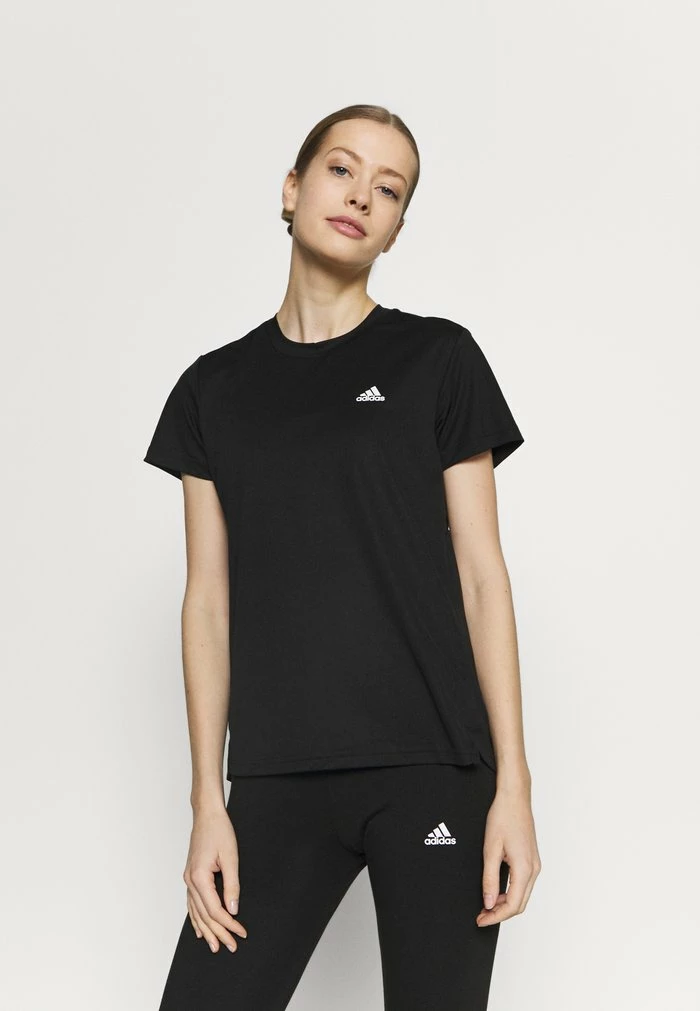 Adidas Performance Print T-shirt - Black/white 3 Adidas Performance Print T-shirt - Black/white