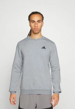 Adidas Performance FEELCOZY - Sweatshirt - Medium Grey Heather/black