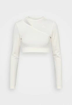 Adidas Performance HYPERGLAM TRAINING LONGSLEEVE TEE WOMEN - Long Sleeved Top - Wonderwhite