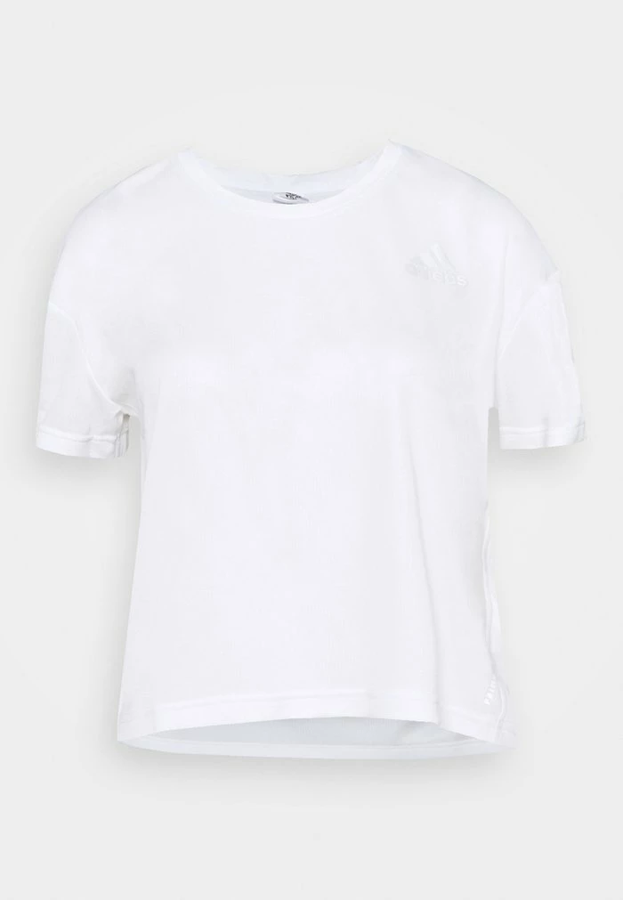 Adidas Performance P.BLUE TEE - Print T-shirt - White/silver 9 Adidas Performance P.BLUE TEE - Print T-shirt - White/silver - Image 7