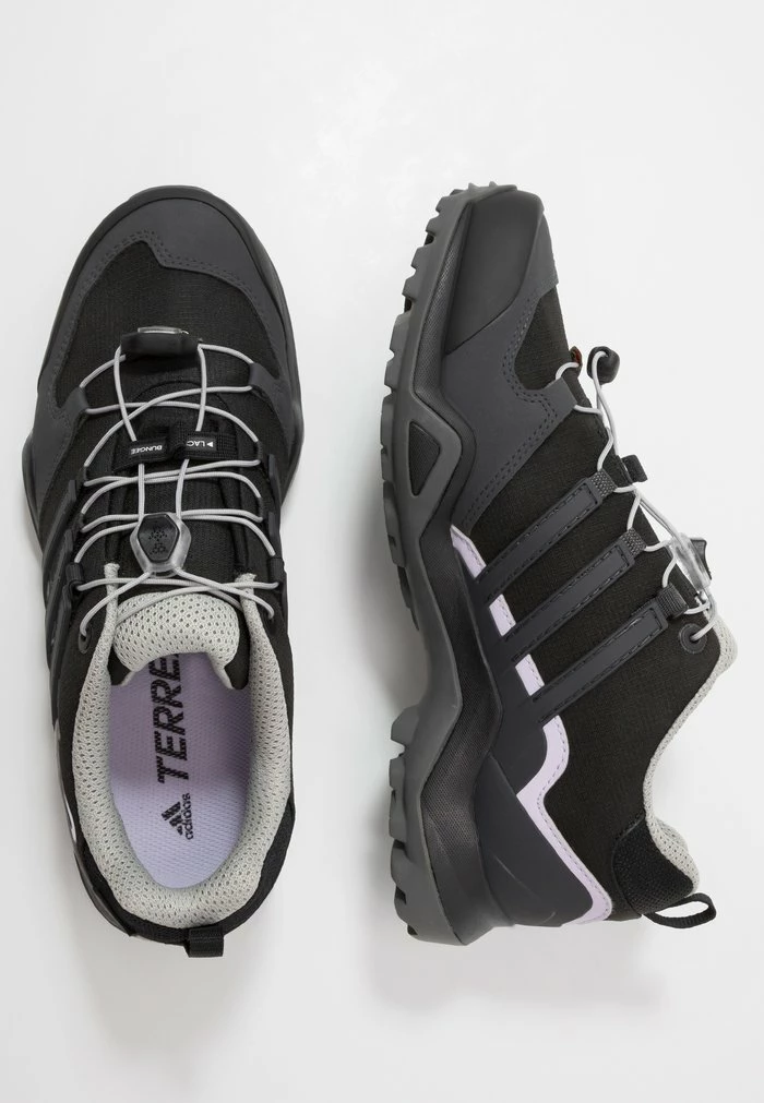Adidas Performance TERREX SWIFT - Hiking Shoes - Core Black/solid Grey/purple Tint 4 Adidas Performance TERREX SWIFT - Hiking Shoes - Core Black/solid Grey/purple Tint - Image 2