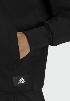 Adidas Performance FUTURE ICONS QUARTER ZIP - Sweatshirt - Black -adidas Performance Shop 2d99fa2e8d364977a5f61dfea4bbe7cc