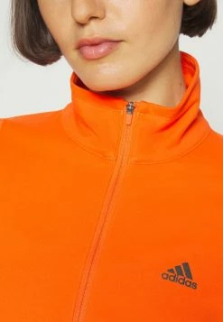 Adidas Performance FAST HALF-ZIP LONG SLEEVE - Long Sleeved Top - Orange -adidas Performance Shop 2dad9fc6a2b848378e80defed9079d08