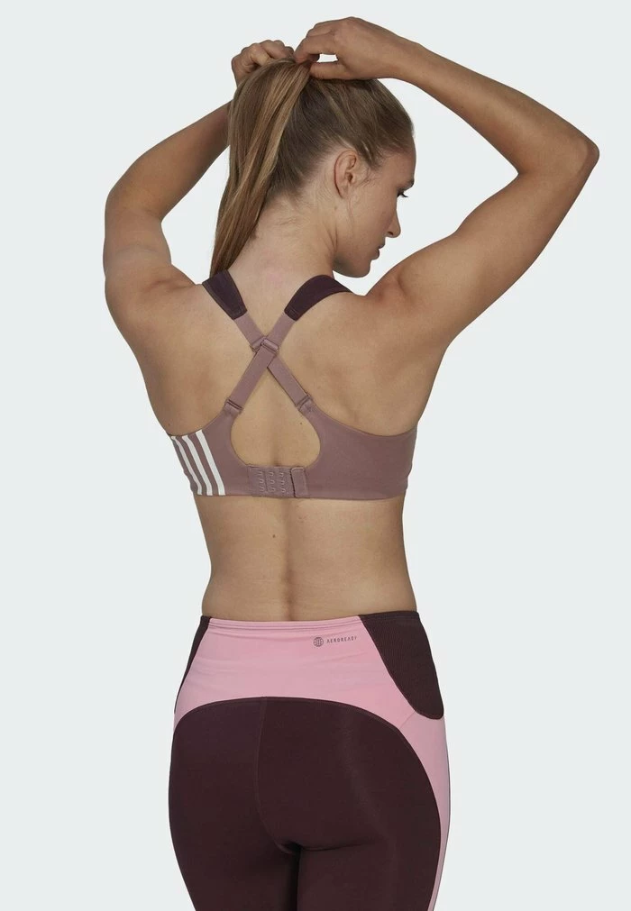 Adidas Performance High Support Sports Bra - Brown 5 Adidas Performance High Support Sports Bra - Brown - Image 3