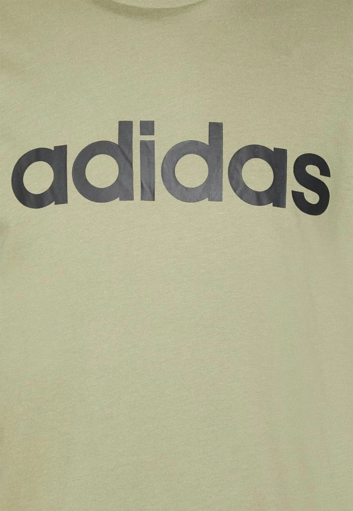 Adidas Performance M LIN SJ T - Print T-shirt - Orbit Green/black 5 Adidas Performance M LIN SJ T - Print T-shirt - Orbit Green/black - Image 3