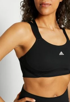 Adidas Performance STRAP - High Support Sports Bra - Black/white -adidas Performance Shop 2de61dec13b440078596e10fdf1fbf34