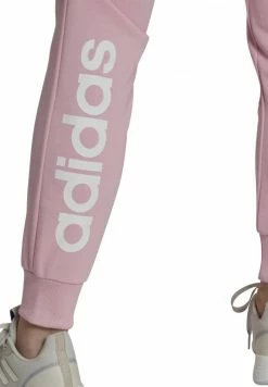 Adidas Performance ESSENTIALS FRENCH TERRY LOGO - Tracksuit Bottoms - True Pink/white -adidas Performance Shop 2e288220cdc2476799be470f37f1f138