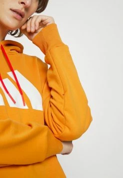 Adidas Performance SPORTS FUTURE ICONS HOODIE RELAXED - Hoodie - Focus Orange/white -adidas Performance Shop 2ec85dcba1e0419c9ad932741f46b907