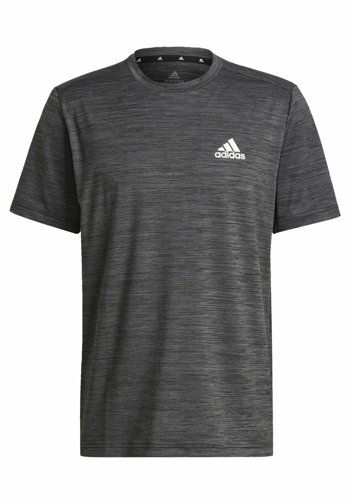 Adidas Performance DESIGNED TO MOVE STRETCH - Print T-shirt - Black Melange 8 Adidas Performance DESIGNED TO MOVE STRETCH - Print T-shirt - Black Melange - Image 6