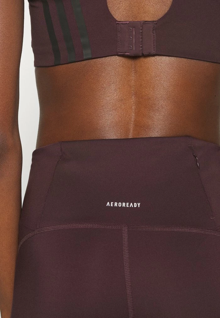 Adidas Performance Leggings - Red 7 Adidas Performance Leggings - Red - Image 5