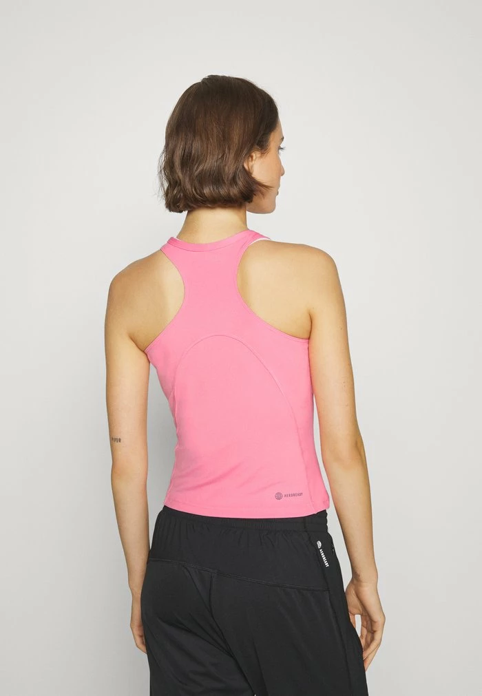 Adidas Performance HIIT 45 SECONDS FITTED TANK - Top - Bliss Pink/carbon 5 Adidas Performance HIIT 45 SECONDS FITTED TANK - Top - Bliss Pink/carbon - Image 3