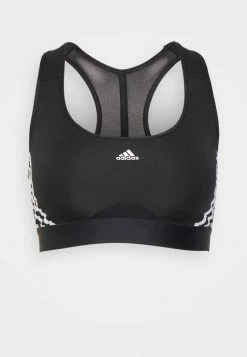 Adidas Performance Medium Support Sports Bra - Black/white -adidas Performance Shop 2ff2b260203f42d28e9f5eff54eded49