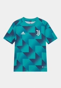 Adidas Performance JUVENTUS TURIN PREMATCH UNISEX - Football Shirt - Aqua/active Teal/team Navy Blue