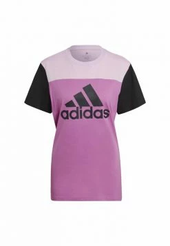 Adidas Performance ESSENTIALS - Print T-shirt - Purple -adidas Performance Shop 301c1dd50b72411696bfe7e264e5faaf