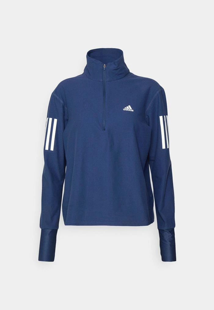 Adidas Performance 1/2 ZIP - Long Sleeved Top - Steel 7 Adidas Performance 1/2 ZIP - Long Sleeved Top - Steel - Image 5