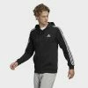 Adidas Performance ESSENTIALS FRENCH TERRY 3-STRIPES FULL-ZIP HOODIE - Zip-up Sweatshirt - Black 1 Adidas Performance ESSENTIALS FRENCH TERRY 3-STRIPES FULL-ZIP HOODIE - Zip-up Sweatshirt - Black -adidas Performance Shop 319c902695534da0b890becf493abe7f