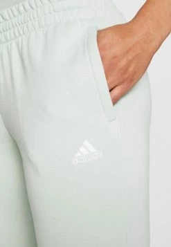 Adidas Performance ESSENTIALS FRENCH TERRY LOGO - Tracksuit Bottoms - Linen Green/white 11 Adidas Performance ESSENTIALS FRENCH TERRY LOGO - Tracksuit Bottoms - Linen Green/white -adidas Performance Shop 31a298fb01624096a7e475929bb341f1