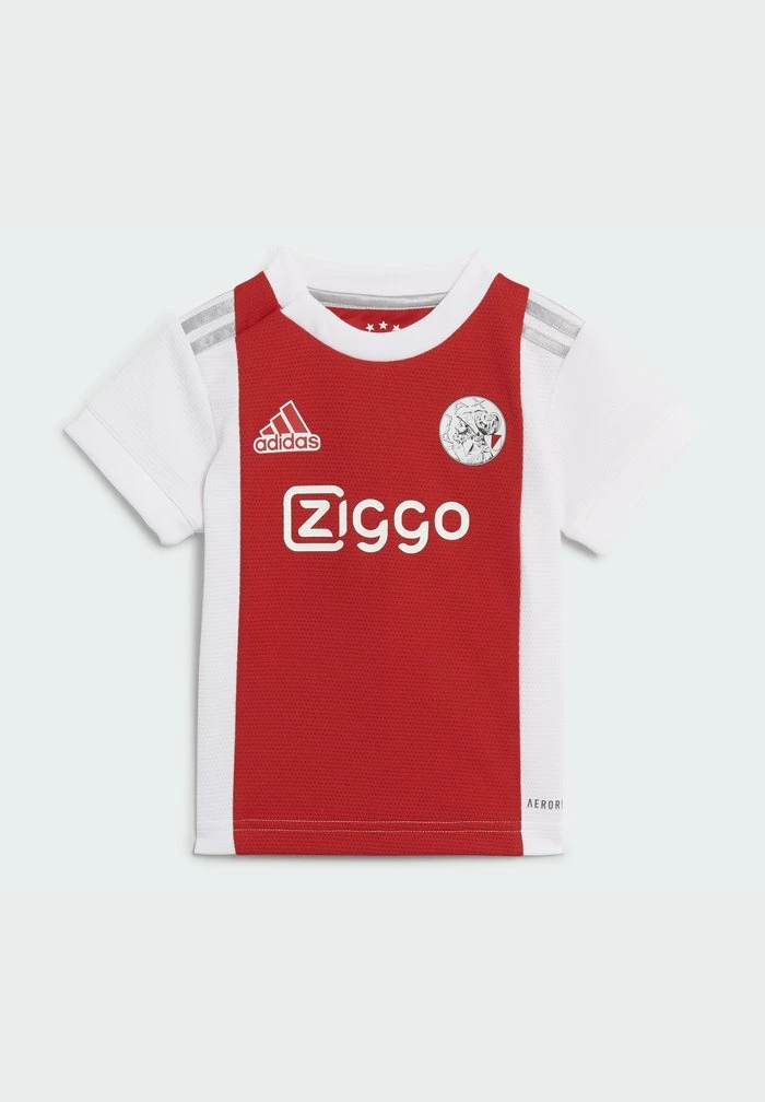 Adidas Performance AJAX SET - Sports Shorts - White Red 3 Adidas Performance AJAX SET - Sports Shorts - White Red