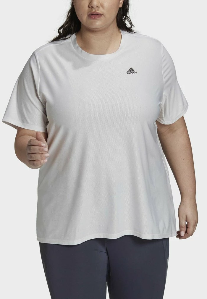 Adidas Performance RUNNER - Print T-shirt - White 6 Adidas Performance RUNNER - Print T-shirt - White - Image 4