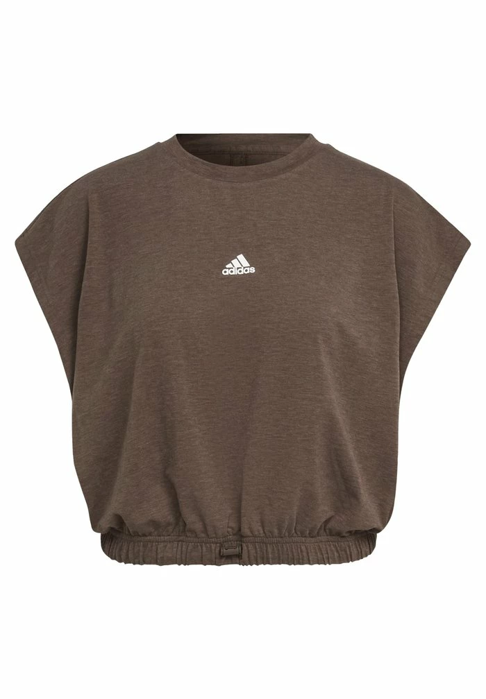 Adidas Performance HYPERGLAM SLVL - Sports T-shirt - Brown 9 Adidas Performance HYPERGLAM SLVL - Sports T-shirt - Brown - Image 7