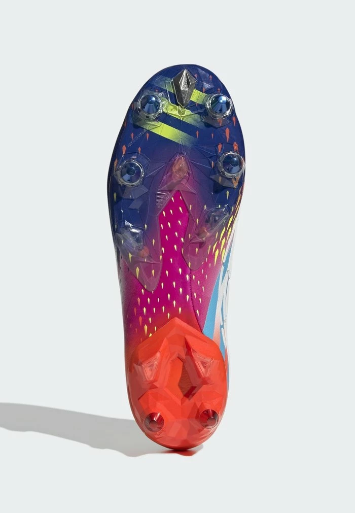 Adidas Performance PREDATOR EDGE - Screw-in Stud Football Boots - Cloud White Solar Yellow Power Blue 6 Adidas Performance PREDATOR EDGE - Screw-in Stud Football Boots - Cloud White Solar Yellow Power Blue - Image 4